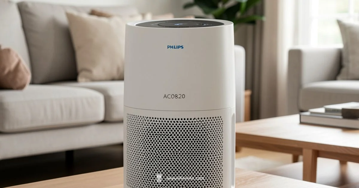 AC0820 in Living Room - Air Purifier Info