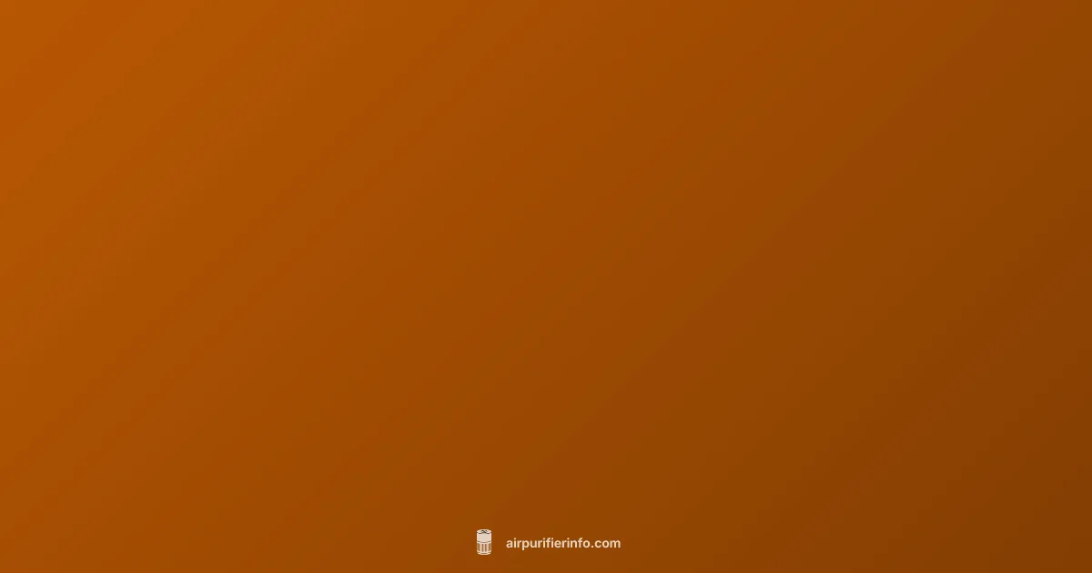 Blinking Red Indicator - Air Purifier Info (illustration)