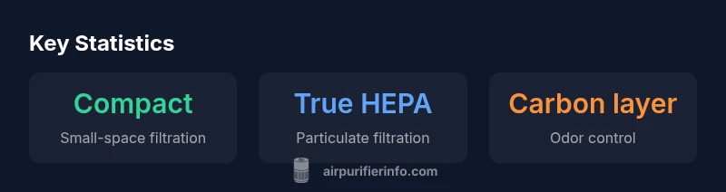 Infographic showing Honeywell HPA100 features and filters