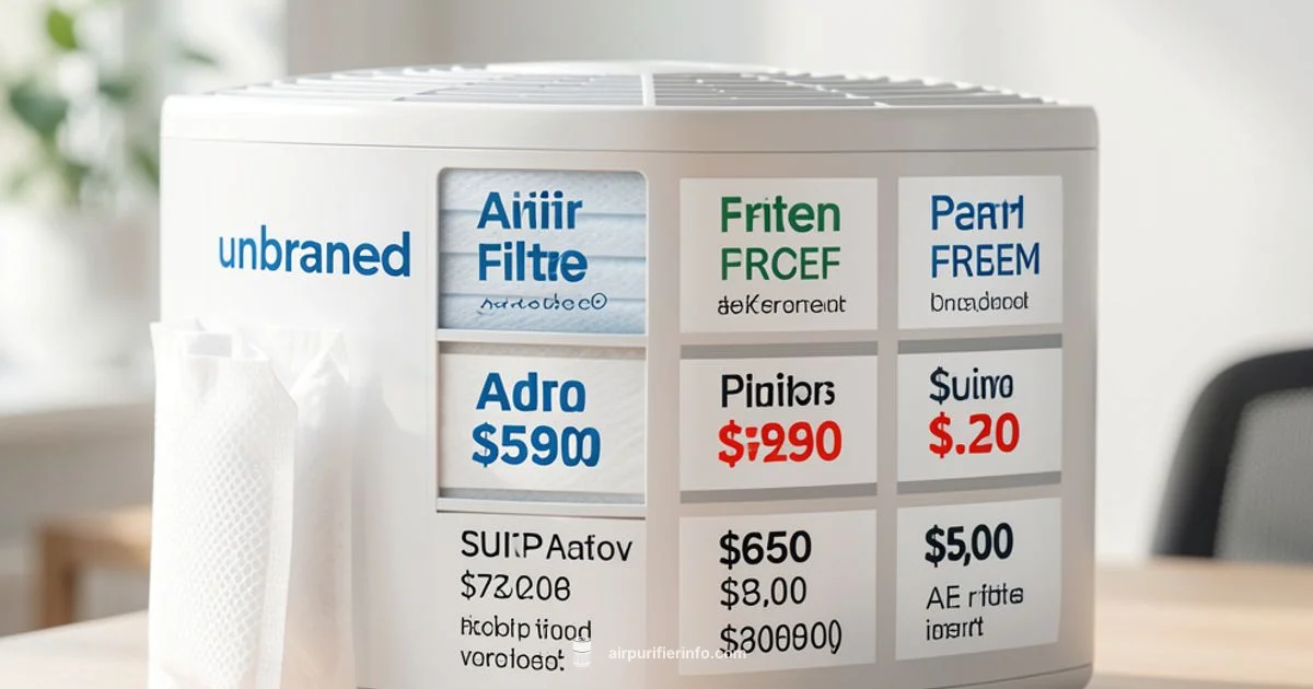 Filter Price Map - Air Purifier Info