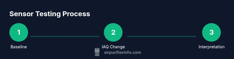 Process diagram for sensor testing