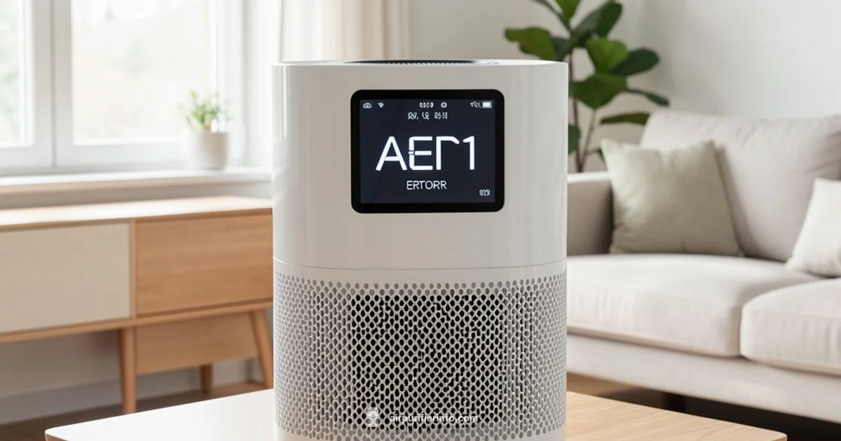 Aer1 Error Fix - Air Purifier Info