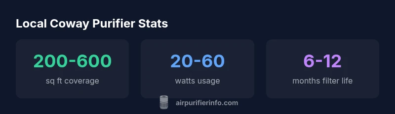 Stat block showing local purifier stats